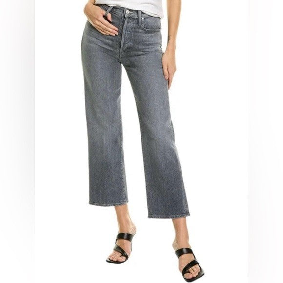 26 - Mother Superior Gray Wash Rambler Ankle Jeans in Uncommon Ground 1206CC