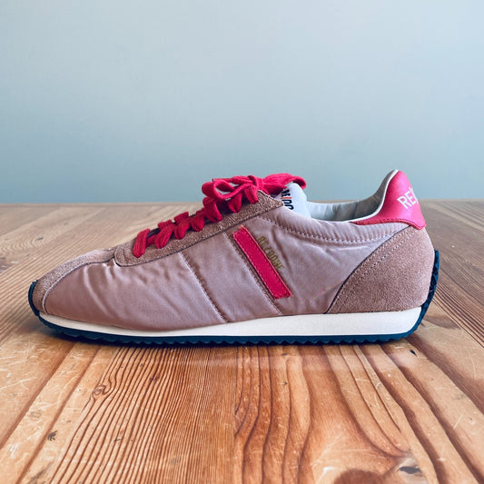 40 / 9 - Re/Done $395 Brown 70's Runner Throwback Sneakers Shoes 0720LP