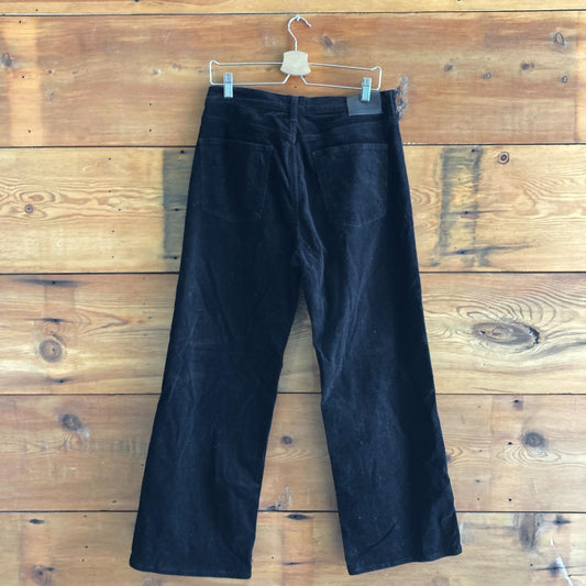 31 - Citizens of Humanity $340 Black Wide Leg Annina Corduroy Pants 0905AG