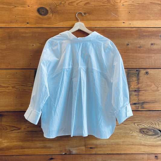 M / L - TWP White Day After NEW $395 Long Sleeve Button Up Shirt 4427SC