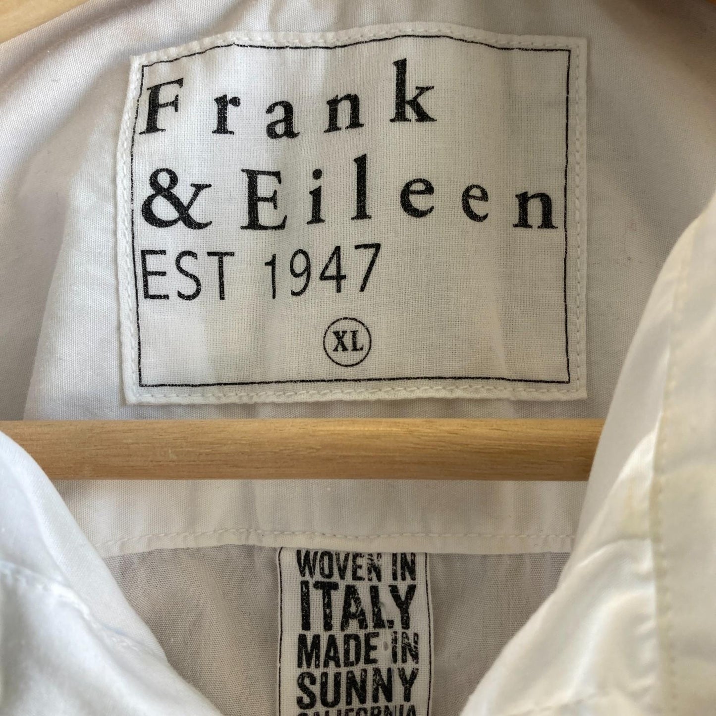 XL - Frank & Eileen White Long Sleeve Button Up Barry Shirt Top 0218RM
