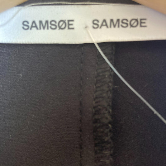 XS - Samsoe Samsoe Black NEW $220 Jolina Long Sleeve Button Up Dress 1118SM