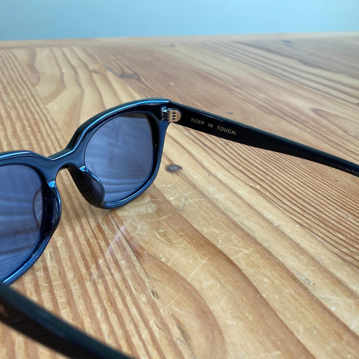 Bonnie Clyde KEEP IN TOUCH Black Unisex Sunglasses 0703TC