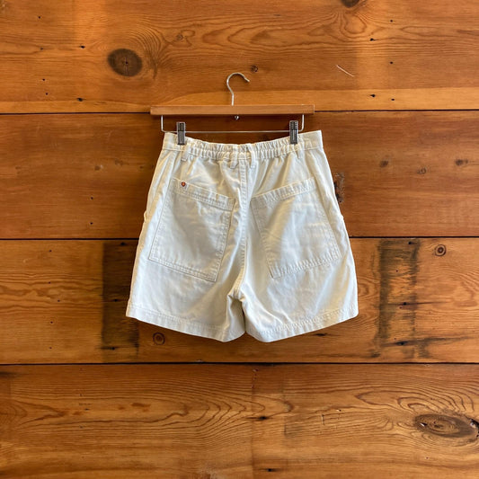 XS - Big Bud Press White 'Work Pants' Womens Work Shorts 1030SB