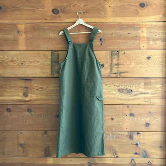 3 / L - Snow Peak Olive Green NEW $290 Takibi Weathercloth Canvas Dress 0924GC