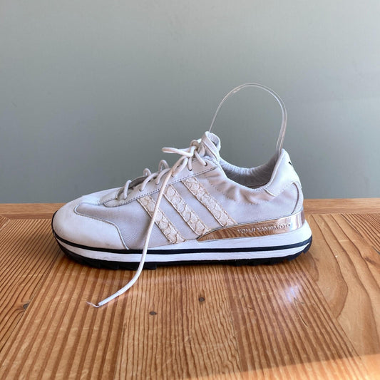 5.5 - Yohji Yamamoto Y-3 White Sneakers Womens Low Classic Shoes 0510ZQ