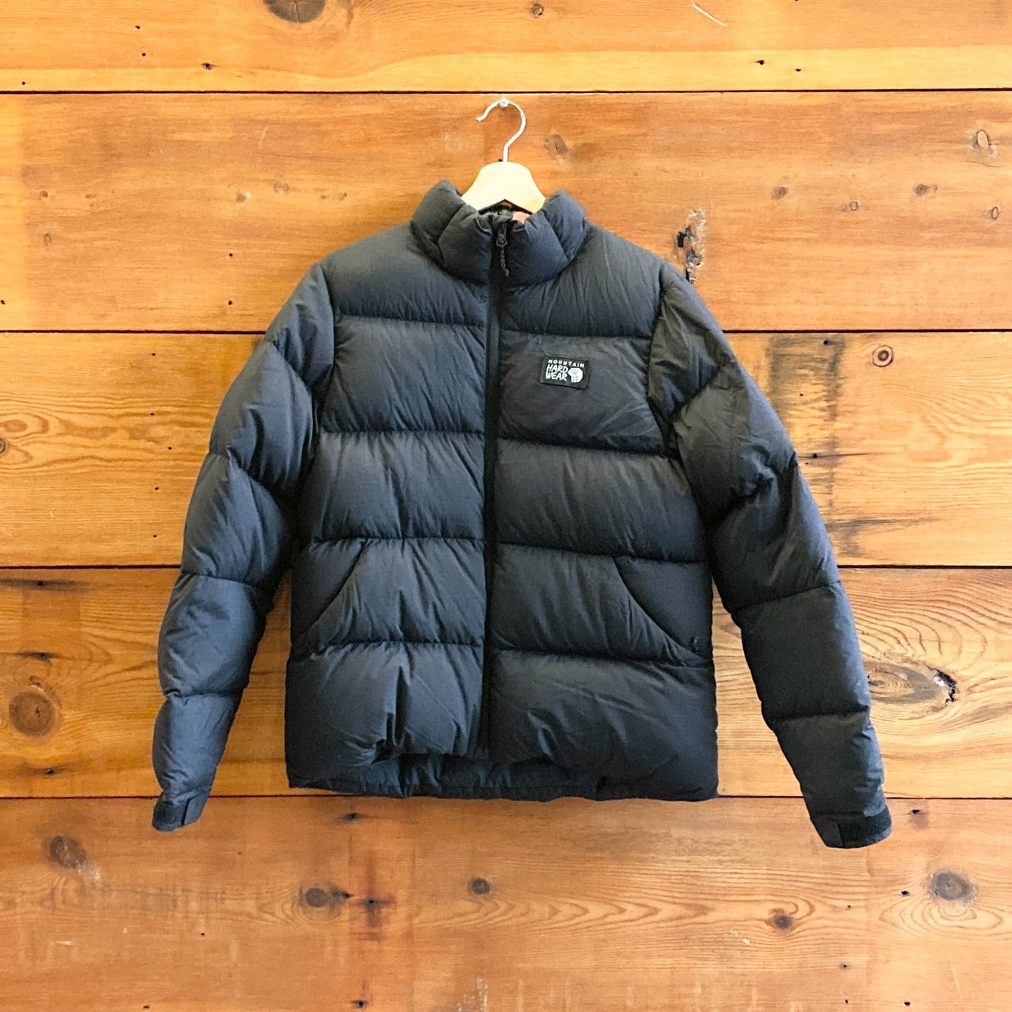 M - Mountain Hardwear Black Super Puffer Warm Zip Up OL5124 Coat 0807OS