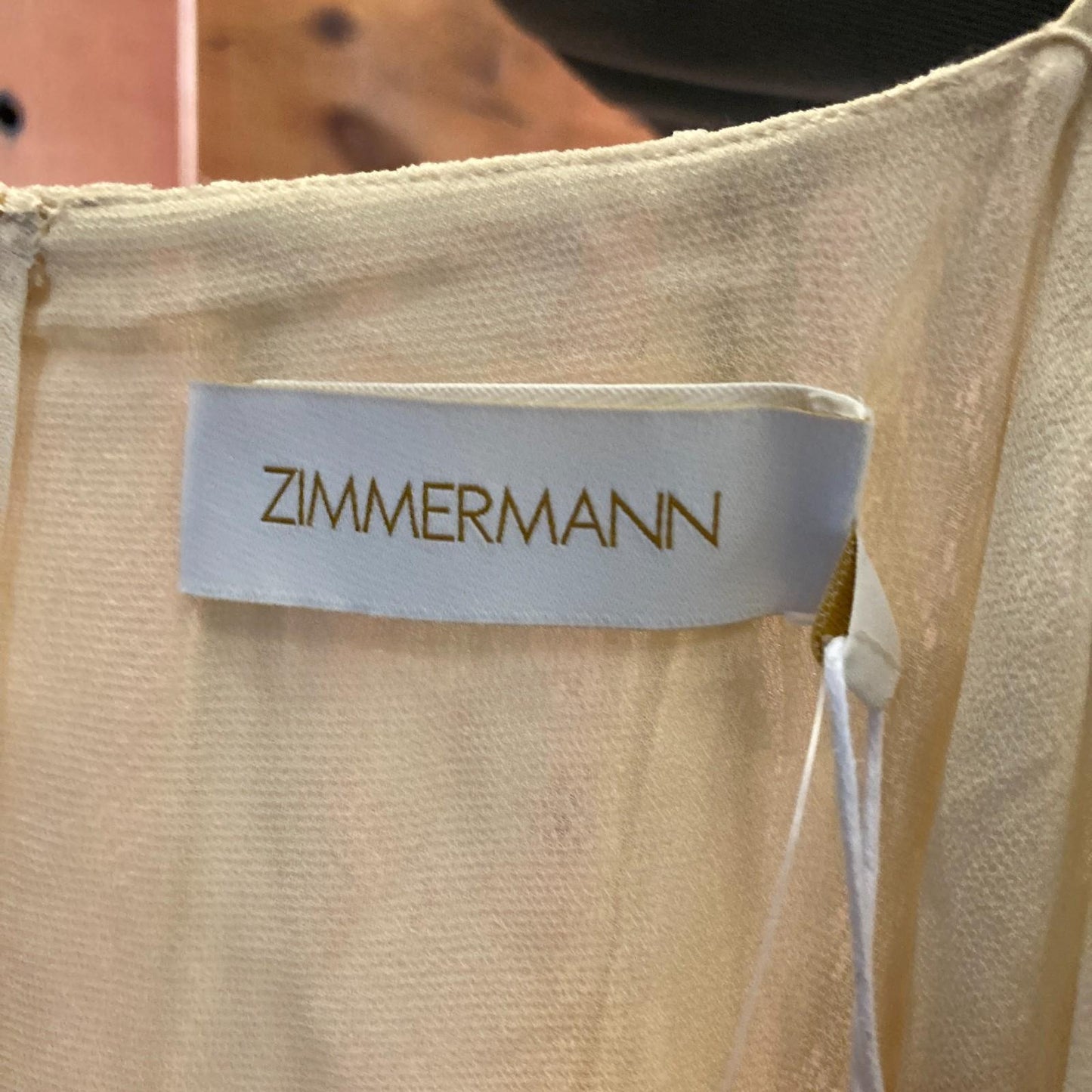 2 AU / 8 US - Zimmermann Cream Wonderland NEW Lace Vent Cami Tank Top 0419NR