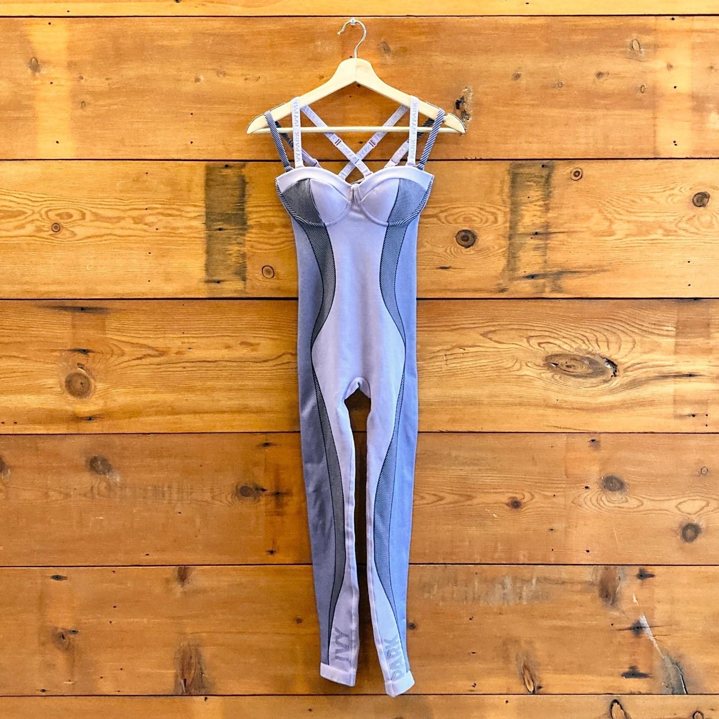 XS - Adidas x Ivy Park NEW Purple Catsuit Purple Glow Rodeo Jumpsuit 1027SW