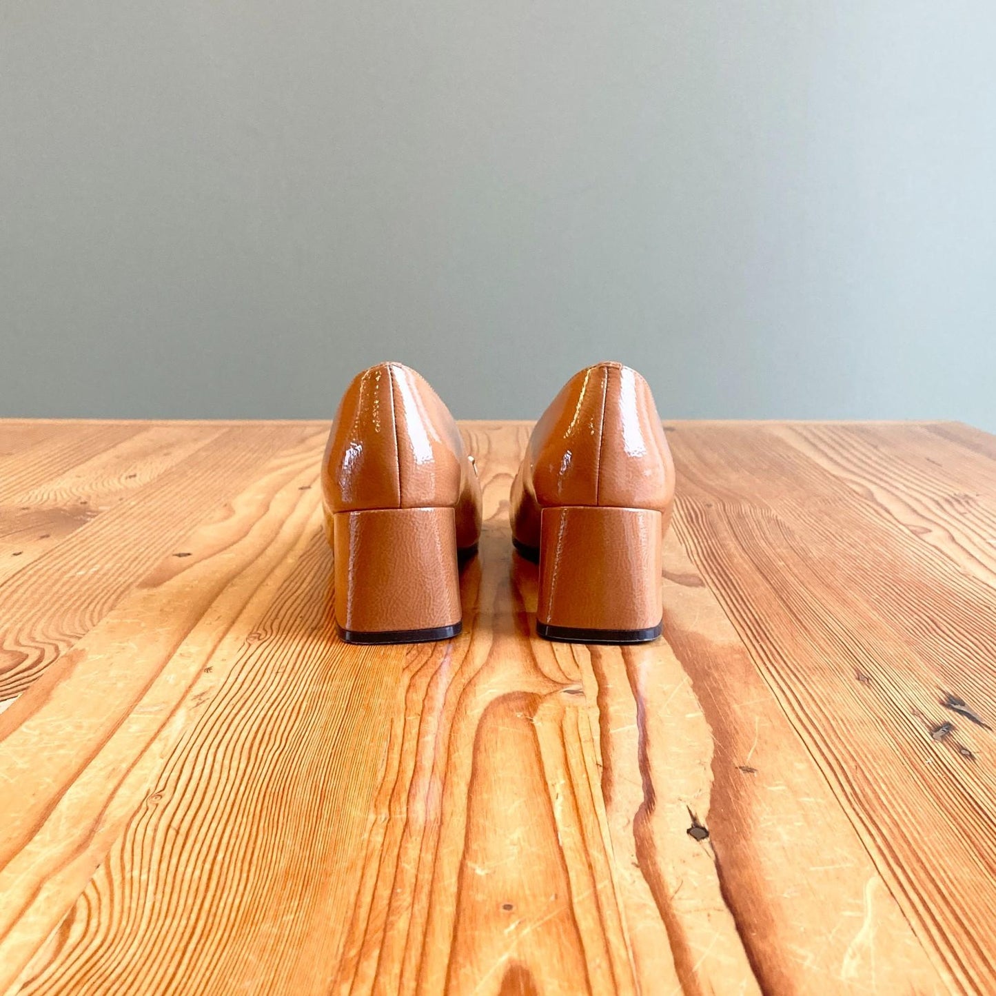 42 / 10.5-11 - Bibi Lou Anthropologie Patent Leather Pumps Heels Shoes 0530JF