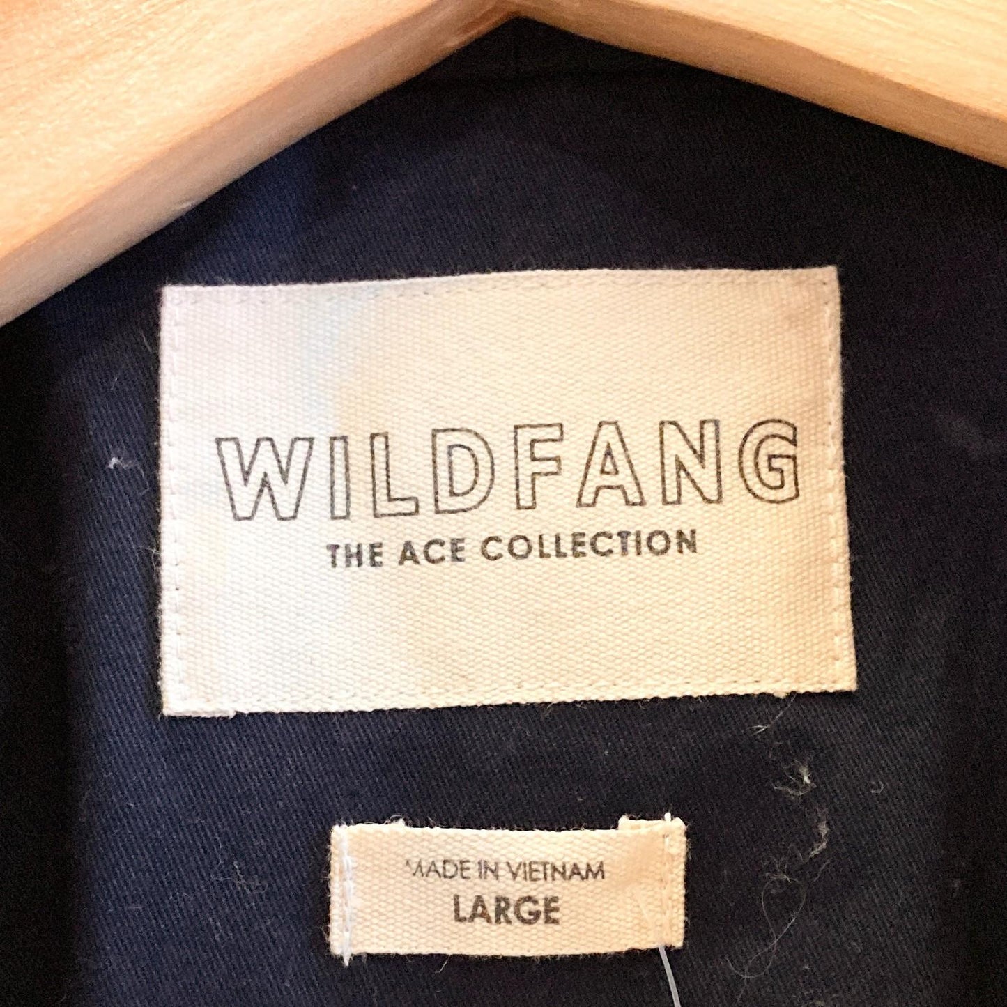 L - Wildfang Dark Blue The Ace Collection Womens Blazer Jacket 0530JF