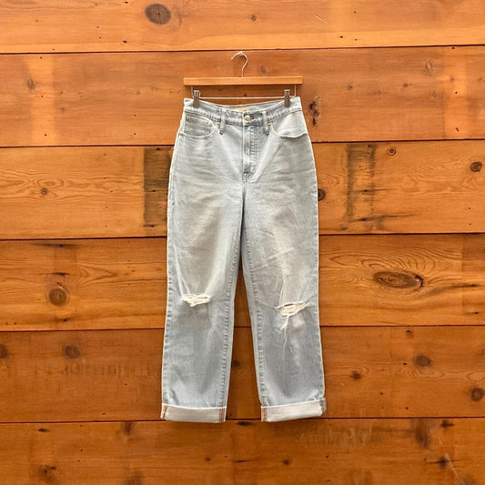 26 - Madewell Light Wash Denim NEW Perfect Vintage Straight Leg Jeans 1029EL
