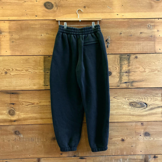 S - Alexander Wang Black Jogger Elastic Waist Sweatpants Womens Pants 1011SC