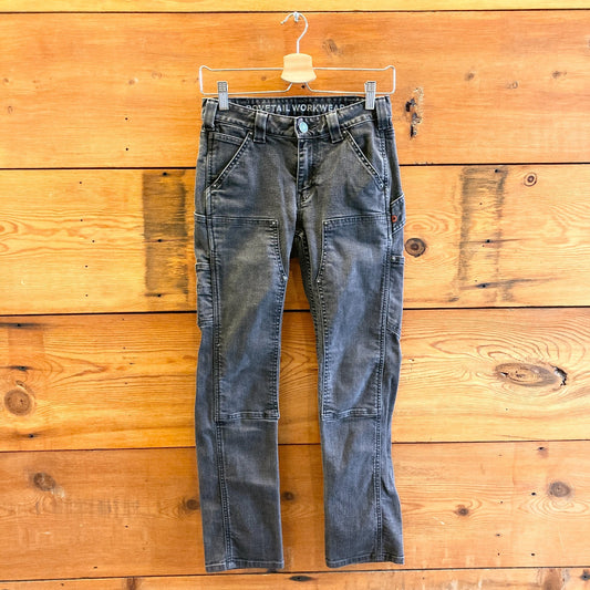 2 / 28 - Dovetail Workwear Black Maven Reinforced Knee Carpenter Pants 3333MC