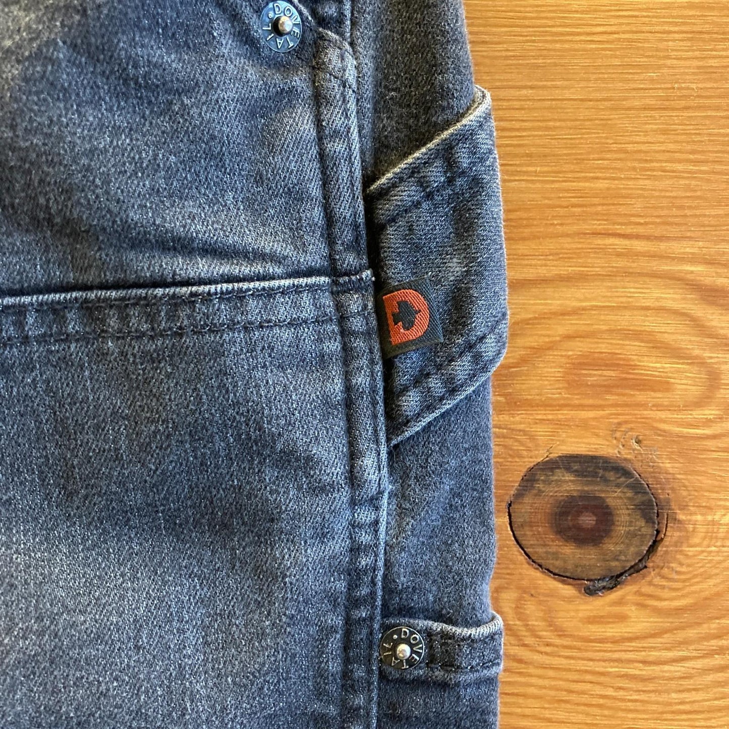 2 / 28 - Dovetail Workwear Black Maven Reinforced Knee Carpenter Pants 3333MC