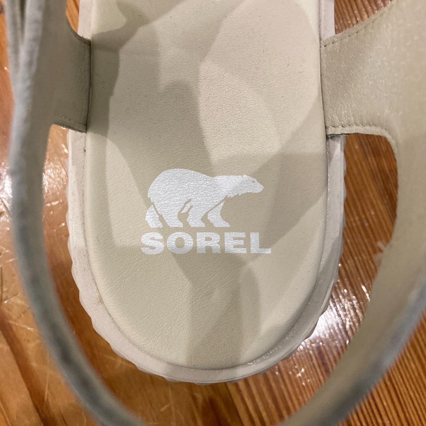 8.5 - Sorel Chalk White Ona Streetworks Fisherman Sandals Shoes 1111LM