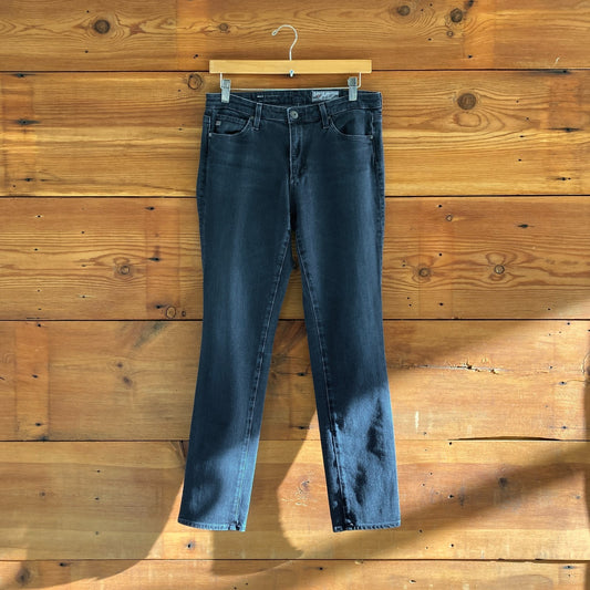 29 - AG Adriano Goldschmied Dark Wash The Prima Mid-Rise Cigarette Jeans 4427SC
