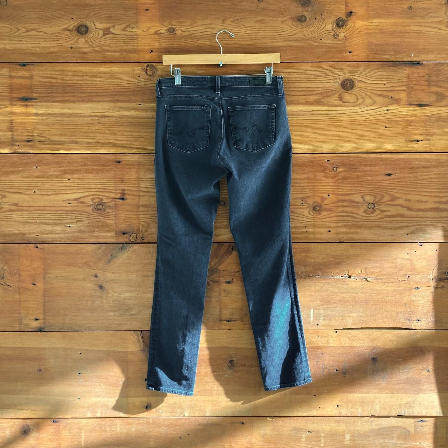 29 - AG Adriano Goldschmied Dark Wash The Prima Mid-Rise Cigarette Jeans 4427SC