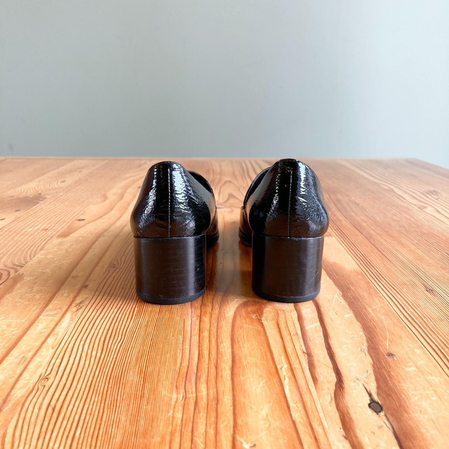 6.5 - Rebecca Minkoff Black Patent Leather Tassel Toe Edie Loafers Shoes 1119CB