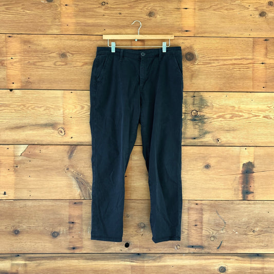 31 - AG Adriano Goldschmied Black Caden Tailored Trouser Cropped Pants 1029ML