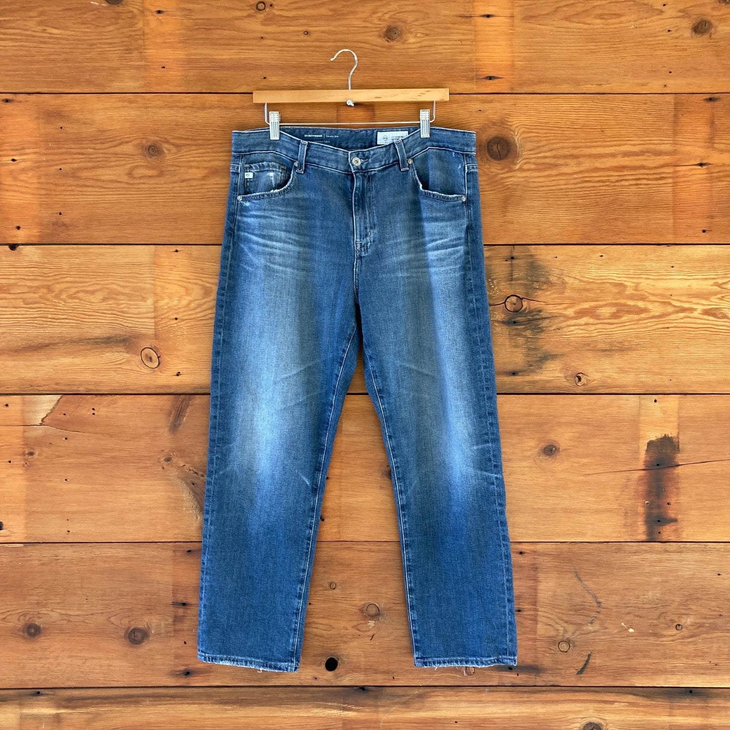 32 - AD Adriano Goldschmied Ex-Boyfriend Slouchy Slim Womens Jeans 1029ML