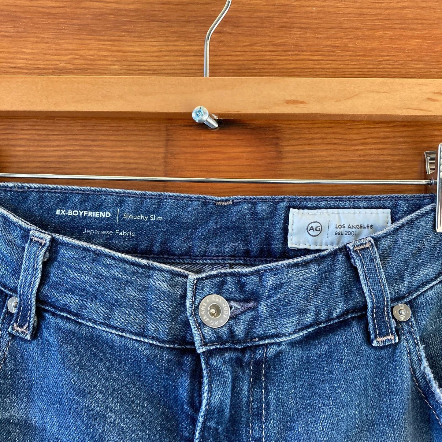 32 - AD Adriano Goldschmied Ex-Boyfriend Slouchy Slim Womens Jeans 1029ML