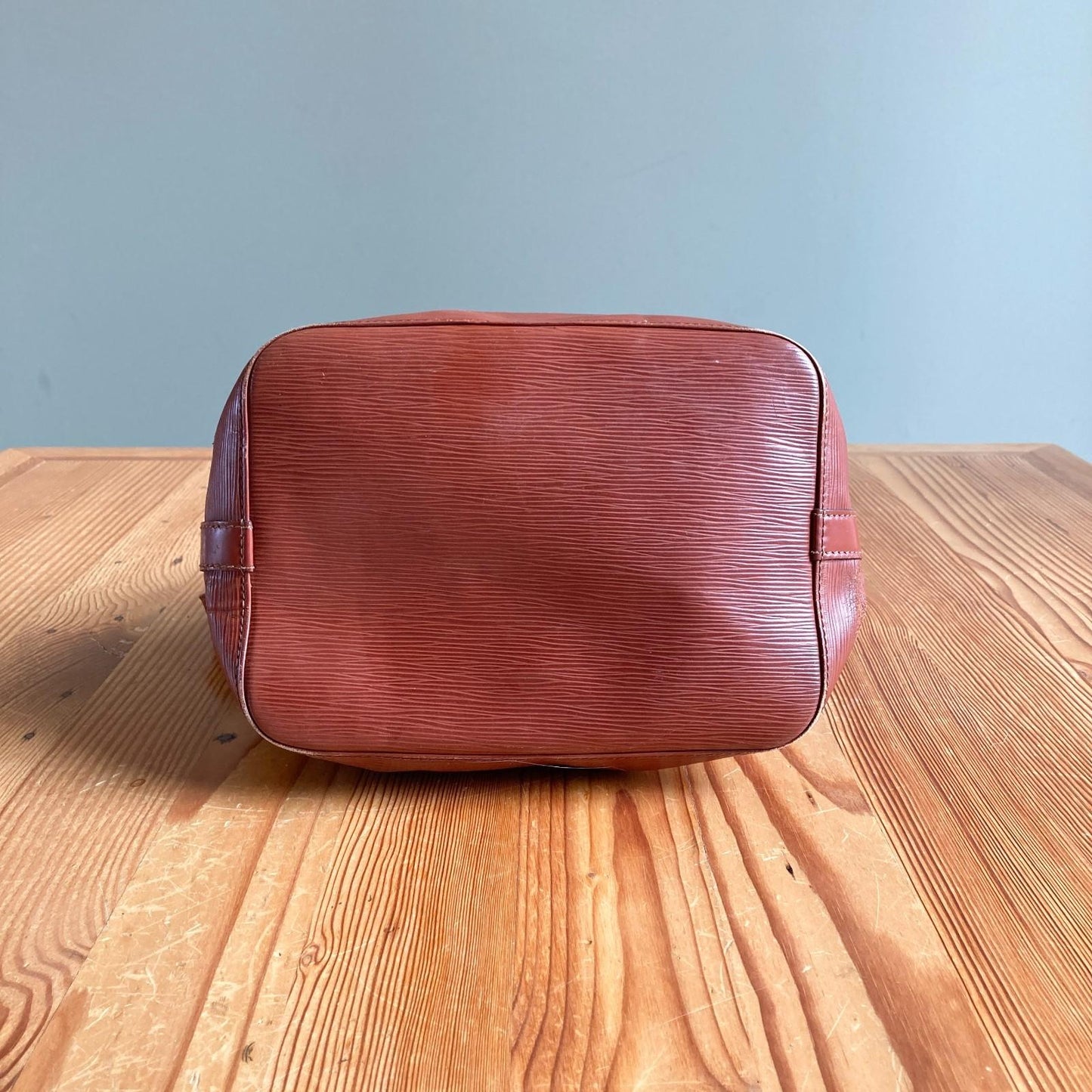 Louis Vuitton Kenyan Fawn Cipango Petite Epi Noe Drawstring Bucket Bag 1203TR