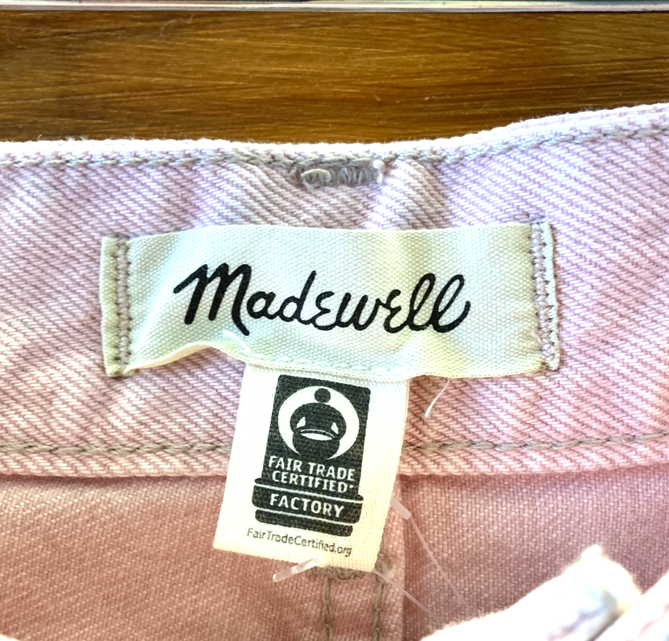 33 - Madewell Subtle Blossom Pink Darted Barrel Leg Jeans NEW 1206HP
