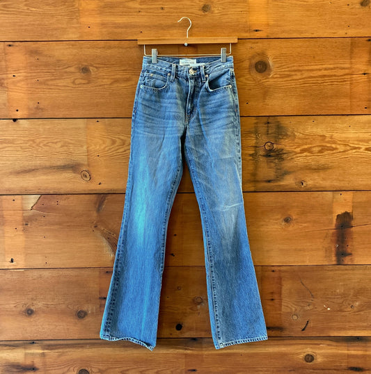 23 - SLVRLAKE $299 High Waisted Slim Bootcut Anita Jeans 0426CR