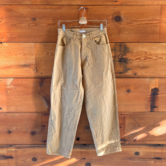 2 - Jesse Kamm Tobacco Brown High Waisted Full Length Sailor Pants 0920PW