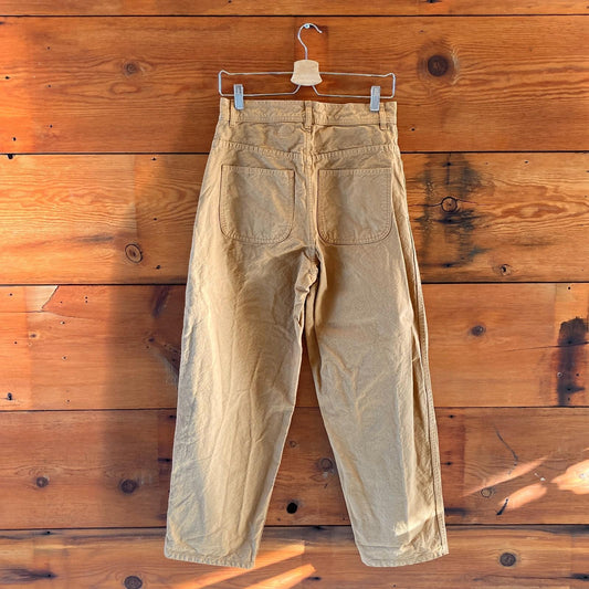 2 - Jesse Kamm Tobacco Brown High Waisted Full Length Sailor Pants 0920PW