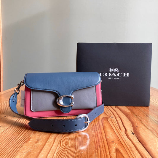 Coach Tabby Shoulder Bag 26 In Colorblock Crossbody Bag Purse NEW w/ Box 0322AS