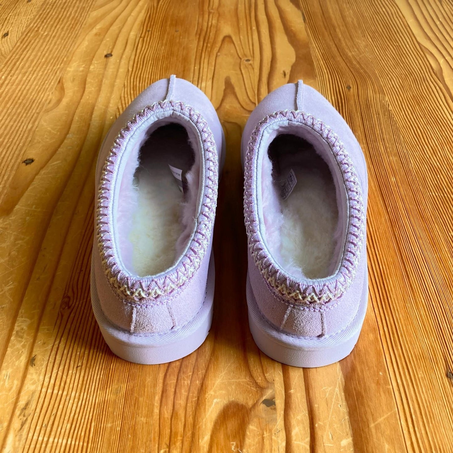 10 - UGG Light Purple Tasman Shearling Lined Womens Slippers NEW w/ Box 0322AS