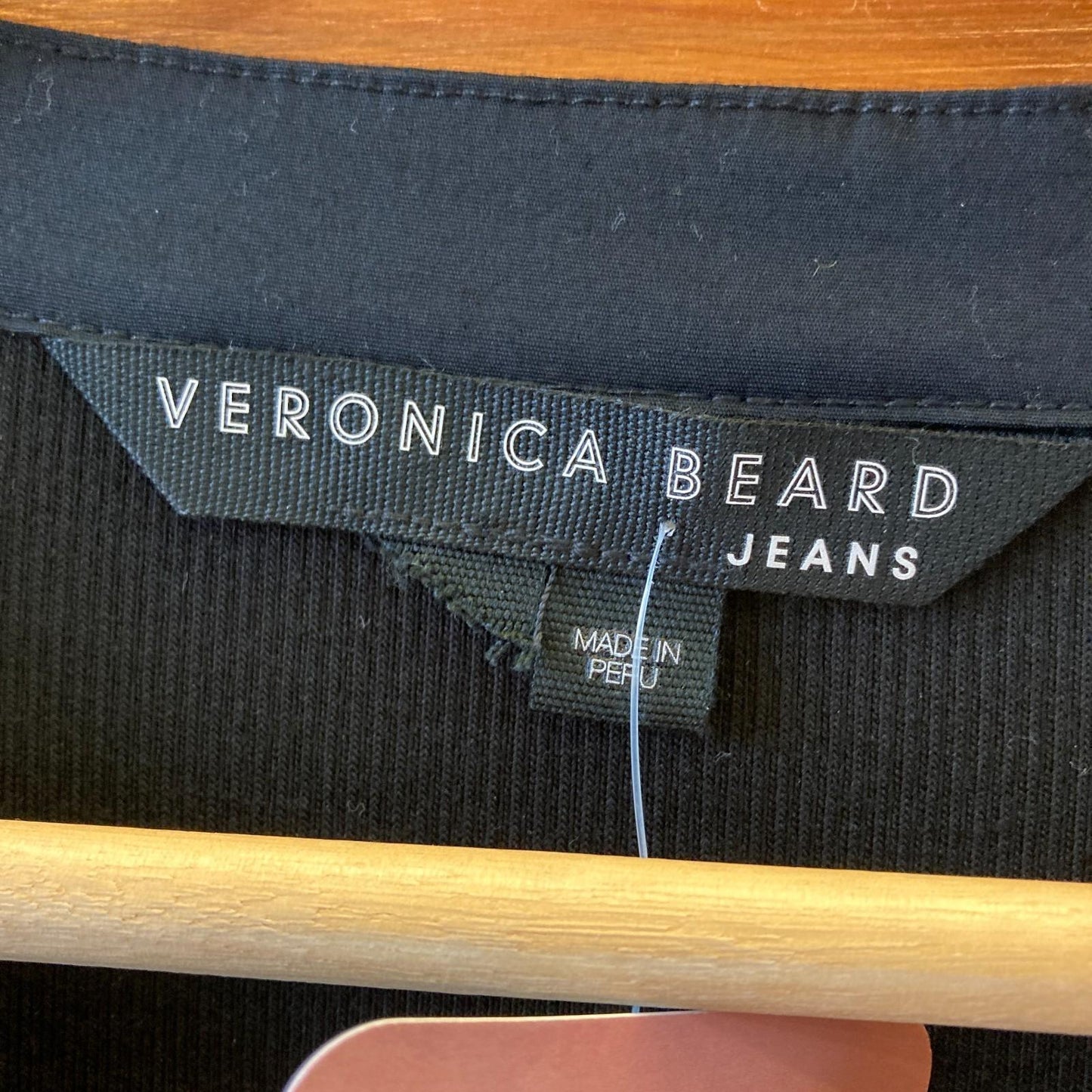 M / L - Veronica Beard Black Short Sleeve Davenport Tiered Midi Dress 0222MF