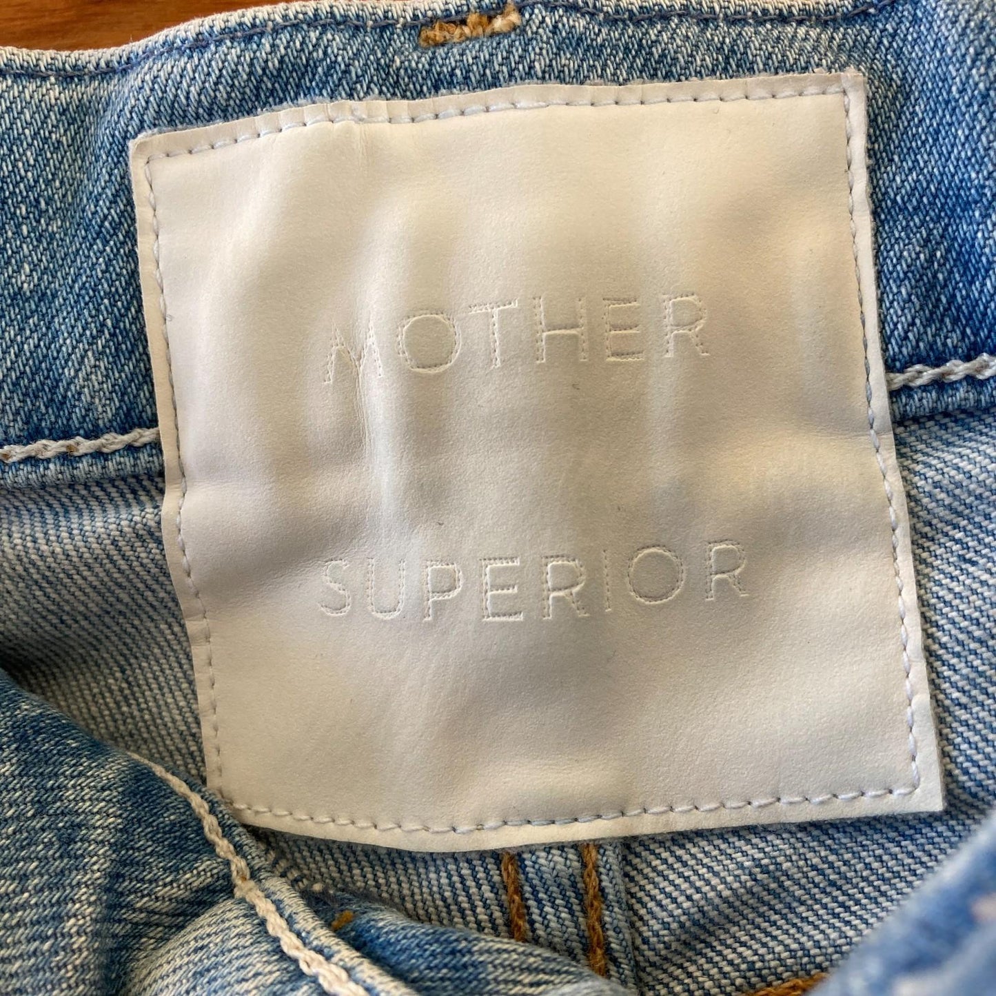 27 - Mother Superior $268 High Waisted Hiker Hover Destroyed Jeans 0225RH