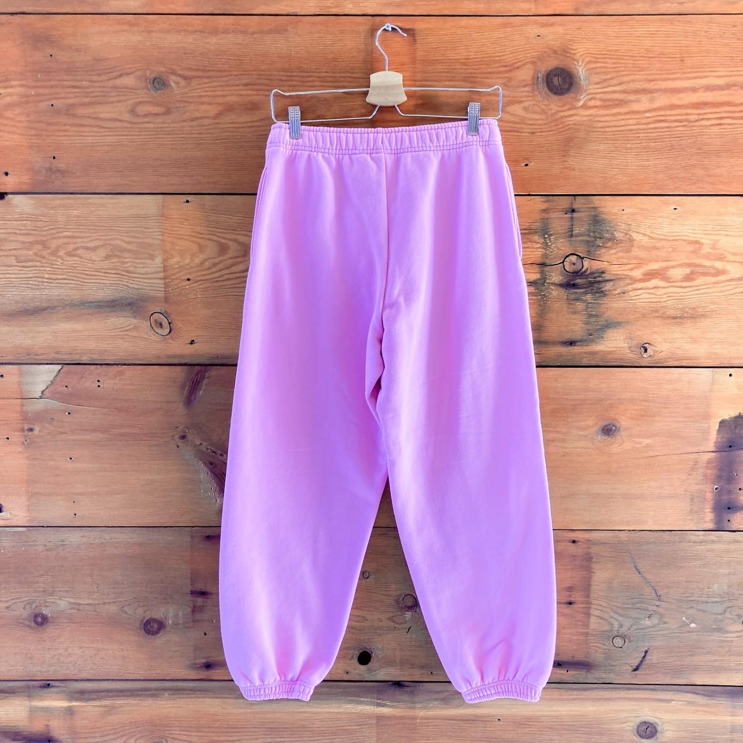 S - Aritzia $88 Cozy Pink Super Soft Hidden Drawstring Sweatpants NEW 0703SC