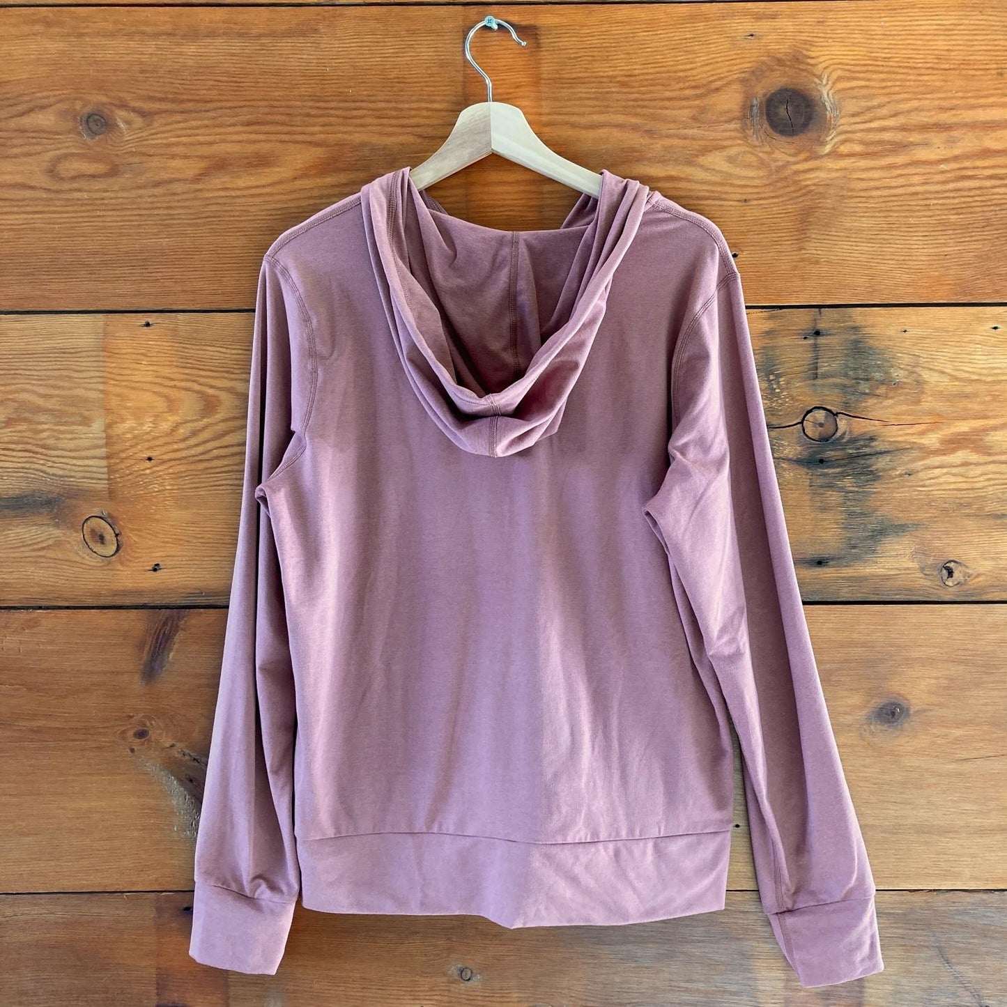 M / L - Vuori Mauve Halo Performance Hoodie Zip Front Sweatshirt 0801TH