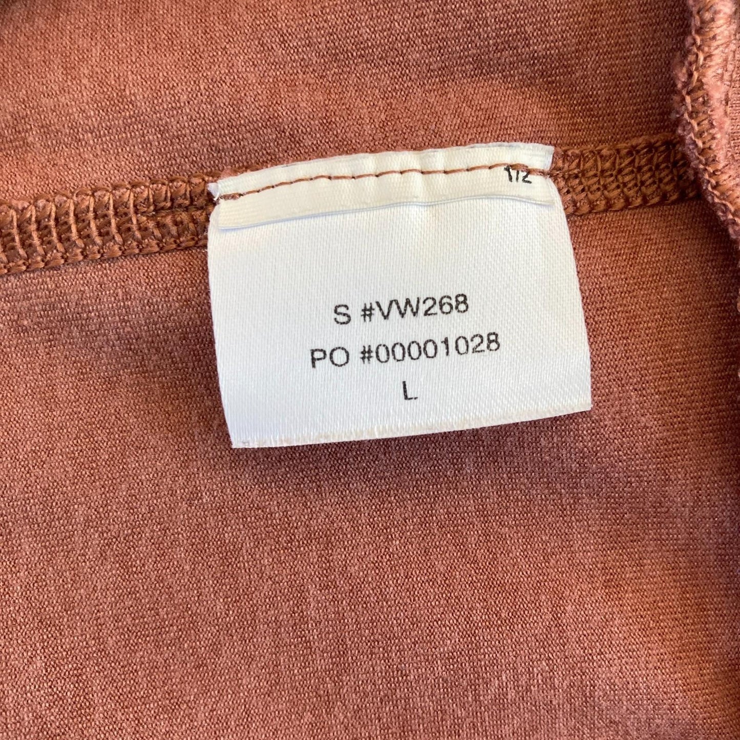 M / L - Vuori Mauve Halo Performance Hoodie Zip Front Sweatshirt 0801TH