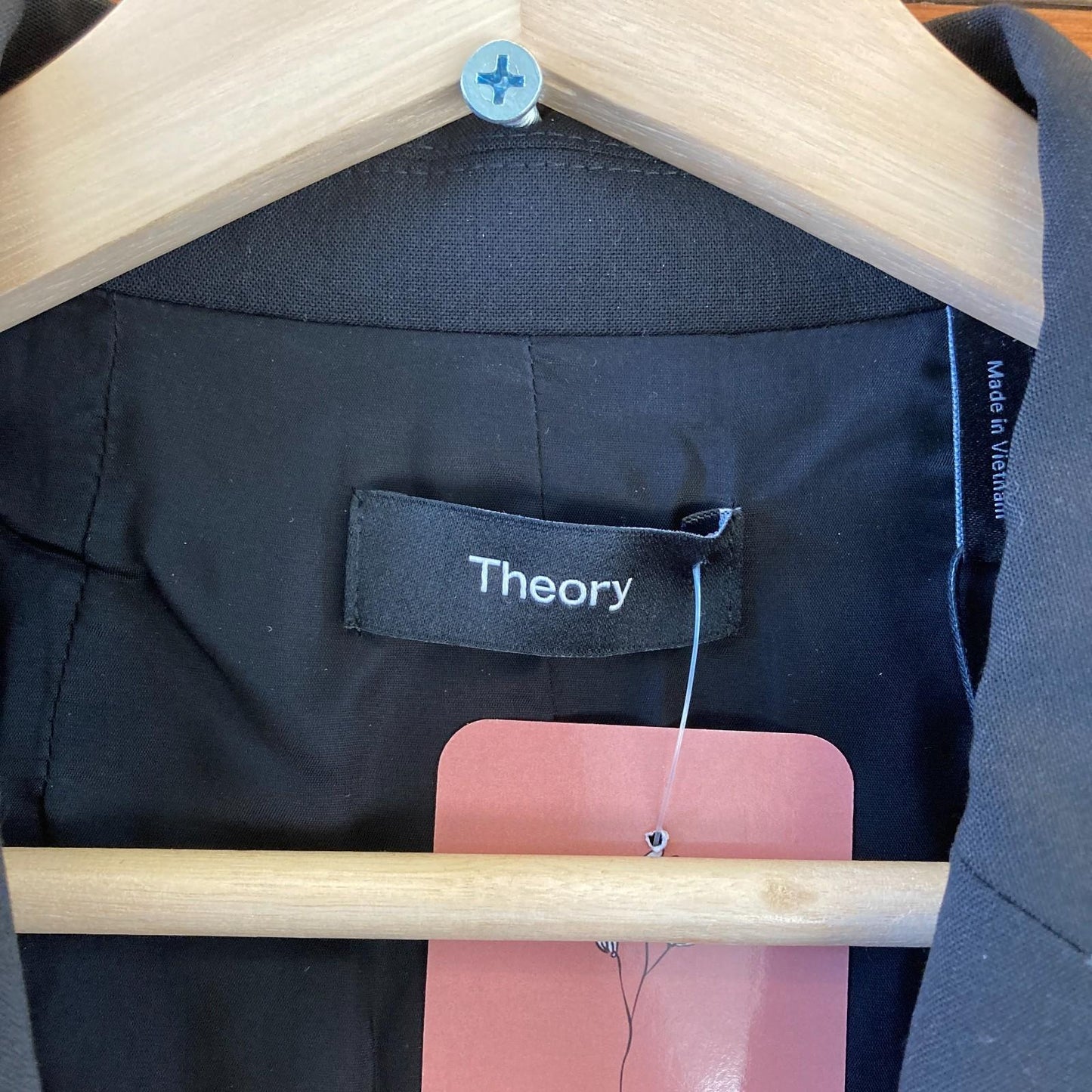 S Petite - Theory Black NEW $575 Tailor Oversized Womens Blazer Jacket 1011SC