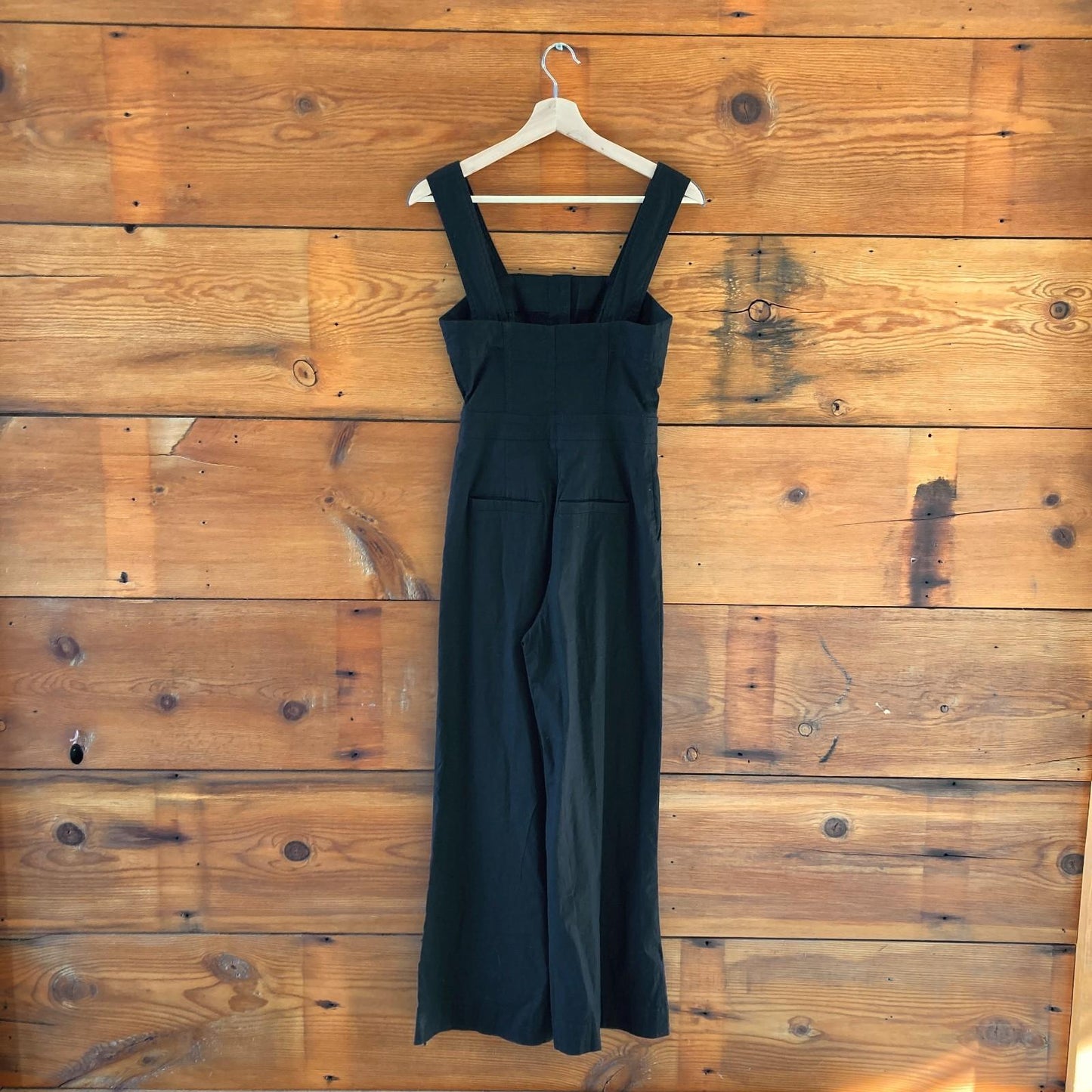 0 / XS - Maeve Anthropologie Black Portside Colette Sleeveless Jumpsuit 0117JK