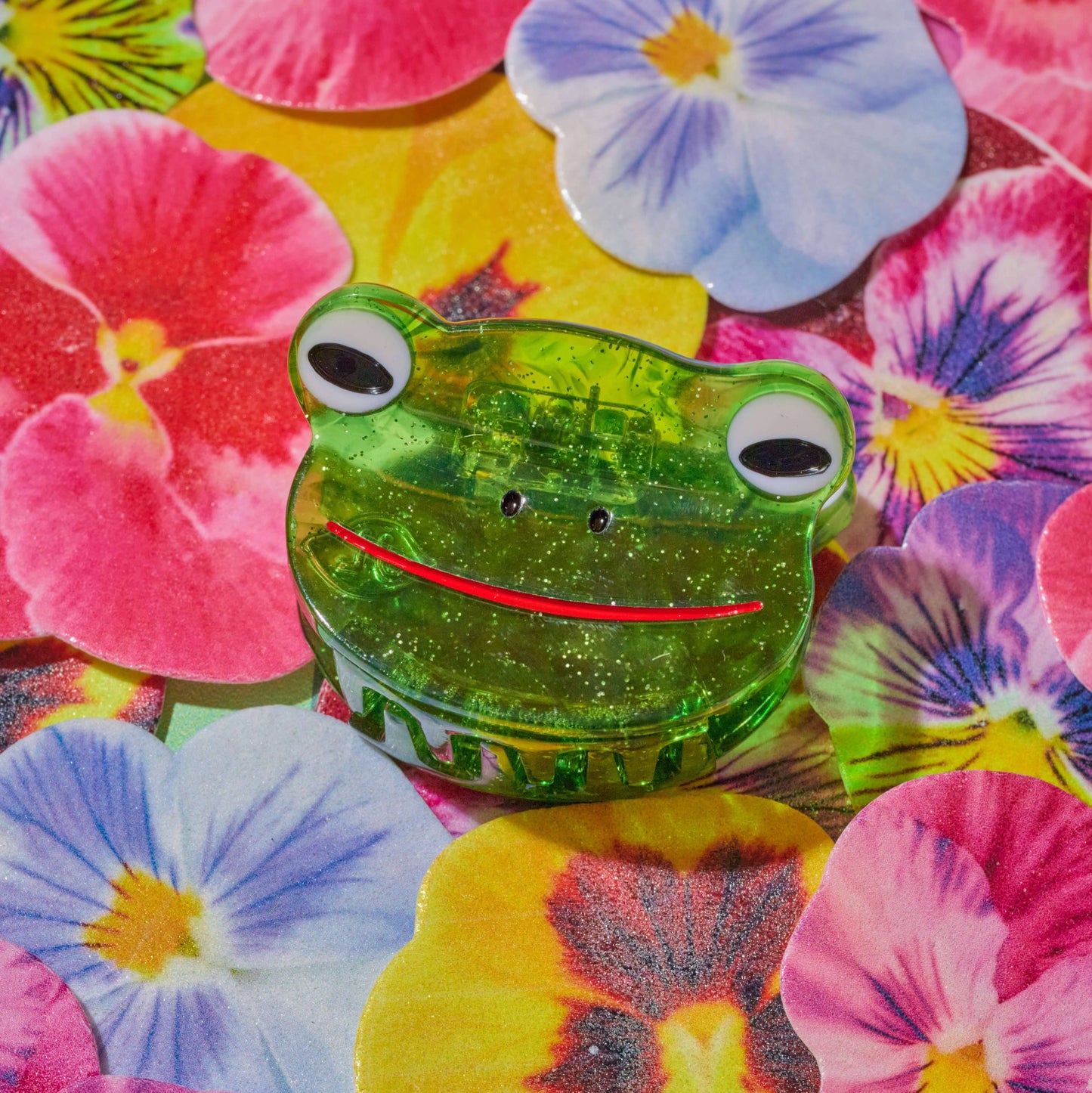 Jenny Lemons - Mini Green Froggy Hair Claw Clip