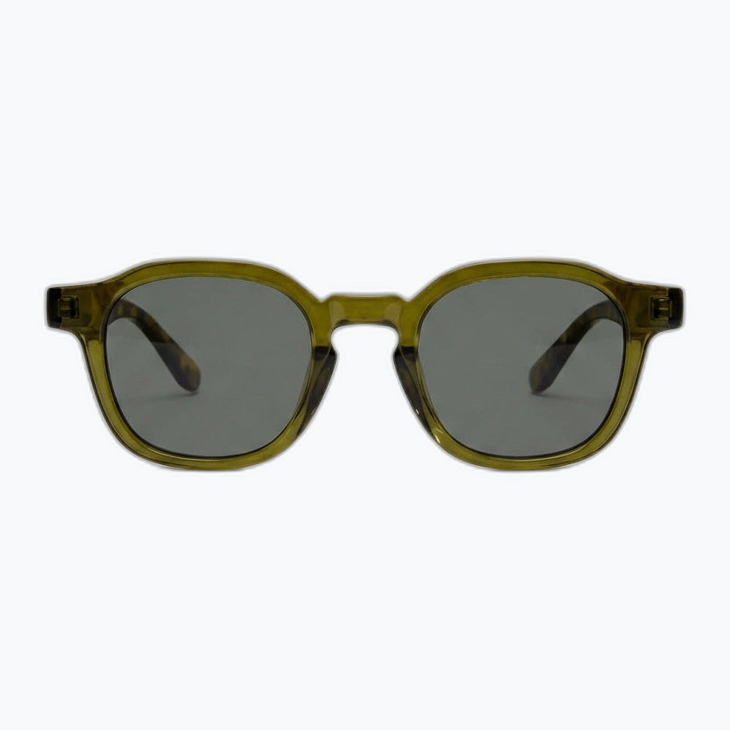 Jaxy Eyewear - Windsor - Retro Polarized Square Sunglasses for Women & Men: Olive