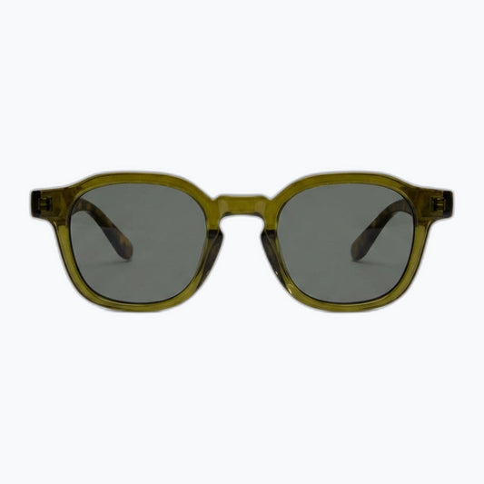 Jaxy Eyewear - Windsor - Retro Polarized Square Sunglasses for Women & Men: Olive