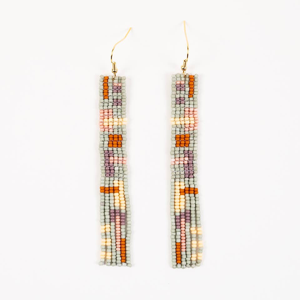 Altiplano - Cuadra Fringe Earrings: Deep Pink