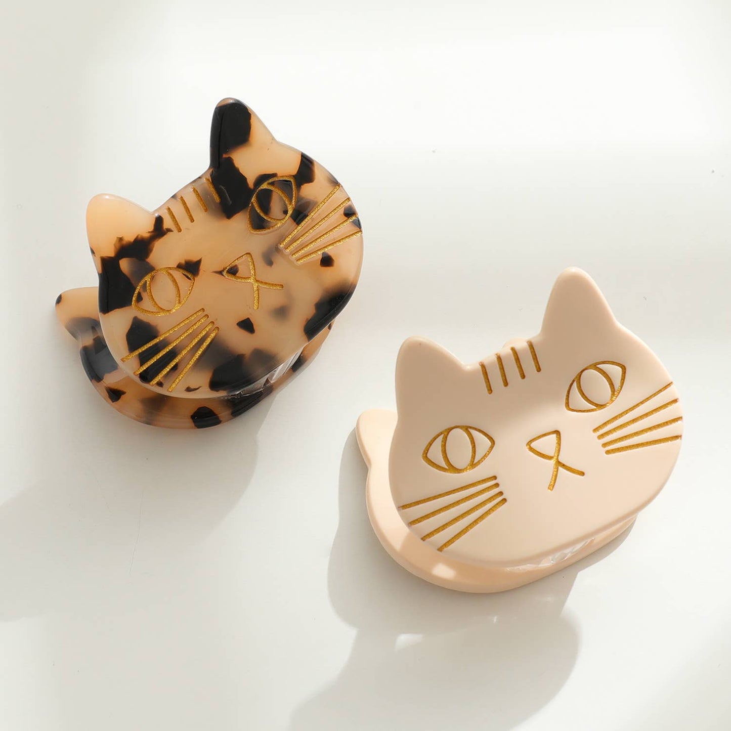 Adorro - Ginger Cat Claw Clip - Small: Assorted