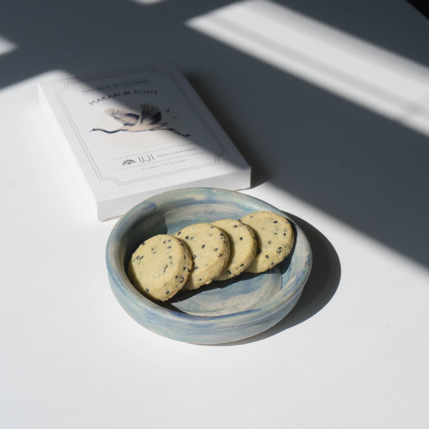 Makabi & Sons - Matcha Toasted Black Sesame Cookies - Uji