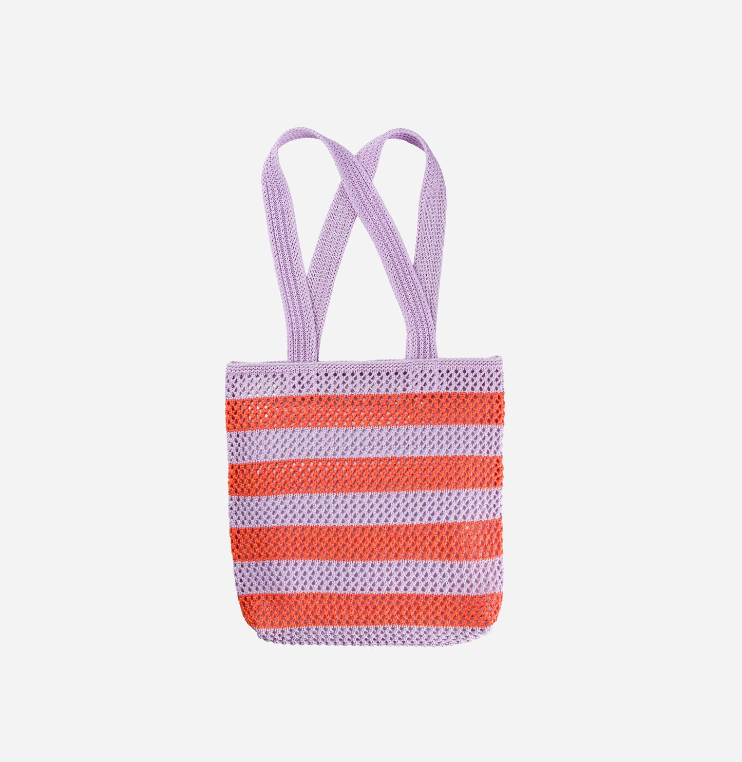 VERLOOP | knits - Stripe Raffia Tote: Lime Green