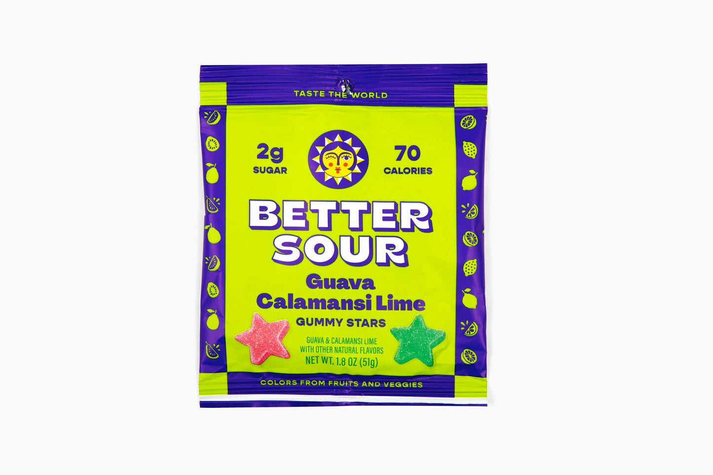 Better Sour - Better Sour | Guava Calamansi Lime Gummy Stars 1.8oz