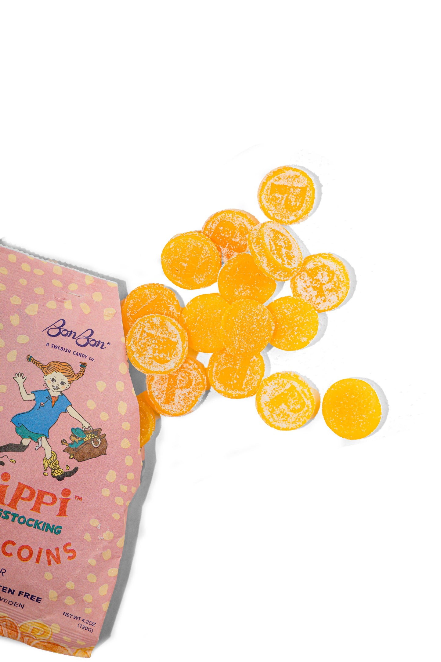 Pippi Longstocking Gold Coins - Swedish Candy 4.2oz (120g)