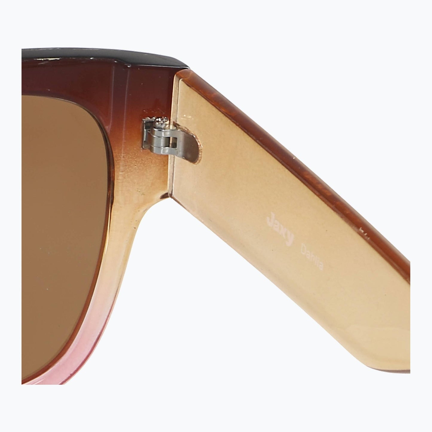 Jaxy Eyewear - Dahlia - Retro Oversized Sunglasses for Women: Amber/Pink